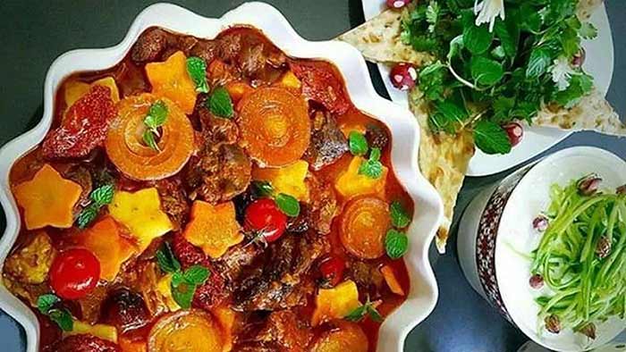غذای ایرانی طرز تهیه تاس کباب