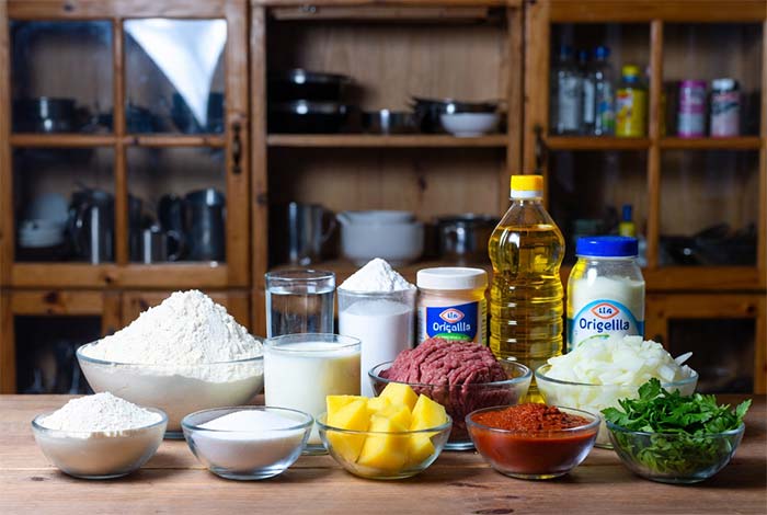 مواد لازم برای خمیر