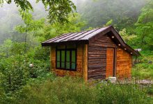 هتل زیبای چوبی در شمال