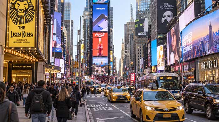 Broadway (برادوی) یکی از استثناهای مهم است؛