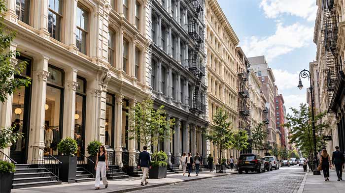 Greene Street (گرین استریت) و Wooster Street (ووستر استریت)؛