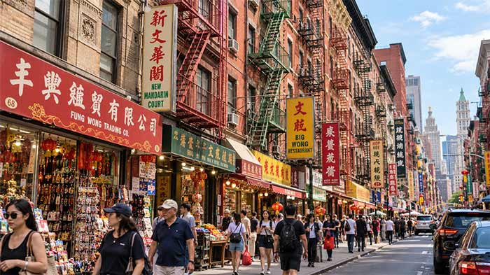 Mott Street (مات استریت)؛ برای دیدن Chinatown از داخل محله