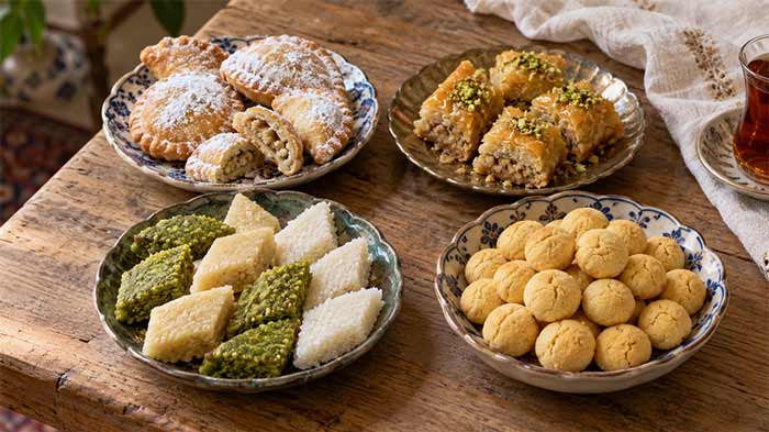انواع شیرینی های یزدی 